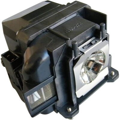 LBJFYHJN Lampe Projecteur Avec Boîtier - 1 Unité - Verre Et Métal - 200w Haute Lumière - Pour Epson Eb Eh Ex Vs - Compatible Elplp88 - Publicité LBJFYHJN Lampe Projecteur Avec Boîtier - 1 Unité - Verre Et Métal - 200w Haute Lumière - Pour Epson Eb Eh Ex Vs - Compatible Elplp88 - Publicité