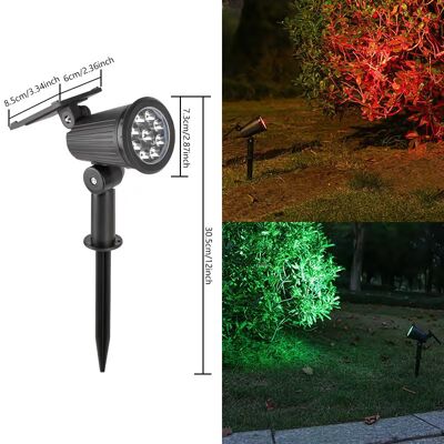 ALOVEZ Lampe Projecteur Solaire Extérieure 9 Led Haute Luminosité, Étanche Ip65, Pour Éclairage D’arbres, De Jardins, De Pelouses Et De Terrasses – Sans Fil, Facile À Installer Yun - Publicité ALOVEZ Lampe Projecteur Solaire Extérieure 9 Led Haute Luminosité, Étanche Ip65, Pour Éclairage D’arbres, De Jardins, De Pelouses Et De Terrasses – Sans Fil, Facile À Installer Yun - Publicité