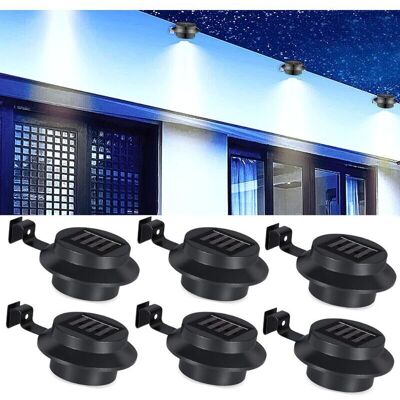 SANS MARQUE Comforty Pack De 6 Lampes Solaires Pour Extérieur, Lampes Solaires De Gouttière, Applique Murale De Jardin Solaire Étanche, Éclairage De Gouttière, Lampe Solaire De Chemin Pour Maison, Clôtu - Publicité SANS MARQUE Comforty Pack De 6 Lampes Solaires Pour Extérieur, Lampes Solaires De Gouttière, Applique Murale De Jardin Solaire Étanche, Éclairage De Gouttière, Lampe Solaire De Chemin Pour Maison, Clôtu - Publicité
