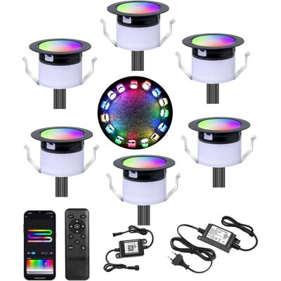 OEM Wifi Spots Led Encastrable Au Sol Extérieur Interieur Ø31mm 12v Rgbw+ic Couleur Dynamique Étanche Ip67 Spot Encastrable Led Avec Télécommande,led Lumières Éclairage Pour Terrasse Et Patio - Publicité OEM Wifi Spots Led Encastrable Au Sol Extérieur Interieur Ø31mm 12v Rgbw+ic Couleur Dynamique Étanche Ip67 Spot Encastrable Led Avec Télécommande,led Lumières Éclairage Pour Terrasse Et Patio - Publicité