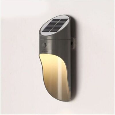 URSUS Lampe Solaire Extérieure, Applique Murale Extérieure, Lampe De Jardin Led Étanche, Réverbère De Balcon Avec Capteur De Corps Humain (coque Grise Chaude, Lumière Blanche) - Publicité URSUS Lampe Solaire Extérieure, Applique Murale Extérieure, Lampe De Jardin Led Étanche, Réverbère De Balcon Avec Capteur De Corps Humain (coque Grise Chaude, Lumière Blanche) - Publicité