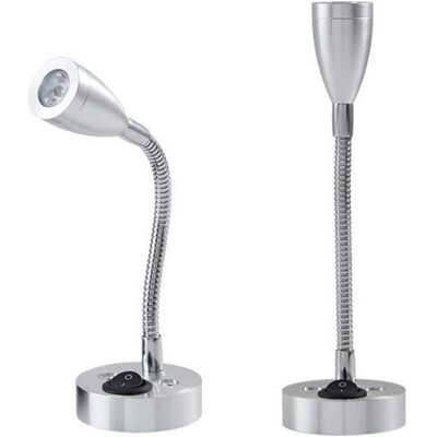 ENLENK Lampe De Chevet Led 12v – 2 Pièces Avec Interrupteur Réglable – Éclairage Doux 3w – Angle D'Éclairage Ajustable Pour Camping-car Et Bateau - Publicité ENLENK Lampe De Chevet Led 12v – 2 Pièces Avec Interrupteur Réglable – Éclairage Doux 3w – Angle D'Éclairage Ajustable Pour Camping-car Et Bateau - Publicité