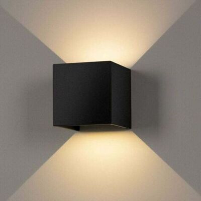 BRINSEA Applique Murale Led, 6 W, Pour Intérieur Et Extérieur, Étanche Ip65, Orientable, Éclairage Haut/bas, 3000 K, Blanc Chaud. Publicité BRINSEA Applique Murale Led, 6 W, Pour Intérieur Et Extérieur, Étanche Ip65, Orientable, Éclairage Haut/bas, 3000 K, Blanc Chaud. Publicité