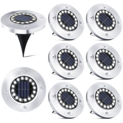 OEM 16 Led Lampe Solaire Extérieur-8 Pièces Spot Solaire Jardin Etanche Lampadaire Pour Passerelle Chemin Terrasse Cour Souterraine Encastrer Pelouse - Publicité OEM 16 Led Lampe Solaire Extérieur-8 Pièces Spot Solaire Jardin Etanche Lampadaire Pour Passerelle Chemin Terrasse Cour Souterraine Encastrer Pelouse - Publicité