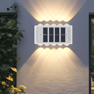 Scotch Set Of 4 Solar Outdoor Garden Lights 10 Led Waterproof Ip65 Fence Outdoor Wall Lights Direct Lighting For Garden Yard Fence Garage Entrance Gate Driveway - Publicité Scotch Set Of 4 Solar Outdoor Garden Lights 10 Led Waterproof Ip65 Fence Outdoor Wall Lights Direct Lighting For Garden Yard Fence Garage Entrance Gate Driveway - Publicité