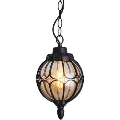 Scotch Lanterne Suspension Extérieure, Imperméable Plafonnier Suspendu Avec Globe En Verre, Postmoderne Lamping Pour Restaurant, Bar, Cuisine, Porche, Extérieur, Entrée (noir) - Publicité Scotch Lanterne Suspension Extérieure, Imperméable Plafonnier Suspendu Avec Globe En Verre, Postmoderne Lamping Pour Restaurant, Bar, Cuisine, Porche, Extérieur, Entrée (noir) - Publicité
