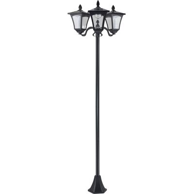 HEAT Lampe Solaire De Jardin 3 Led, Lampadaire D'Extérieur Classique, Ip44, 51,5 X 47 X 182,5 Cm - Publicité HEAT Lampe Solaire De Jardin 3 Led, Lampadaire D'Extérieur Classique, Ip44, 51,5 X 47 X 182,5 Cm - Publicité