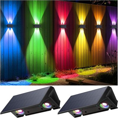 Generic 2pcs Applique Murale Solaire Extérieure, Capacité 1500 Mah, Étanche Ipx4, Projecteur Sans Fil, 100 Lumens, Convient Aux Clôtures De Jardin. Publicité Generic 2pcs Applique Murale Solaire Extérieure, Capacité 1500 Mah, Étanche Ipx4, Projecteur Sans Fil, 100 Lumens, Convient Aux Clôtures De Jardin. Publicité