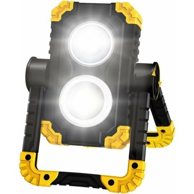 SANS MARQUE Projecteur Led Rechargeable, Led Projecteur Exterieur Avec 4x Batterie, Chantier Lumière De Travail Portable Projecteur Led Usb Pour Camping, Chantier, Garage, Atelier [classe Énergétique A - Publicité SANS MARQUE Projecteur Led Rechargeable, Led Projecteur Exterieur Avec 4x Batterie, Chantier Lumière De Travail Portable Projecteur Led Usb Pour Camping, Chantier, Garage, Atelier [classe Énergétique A - Publicité