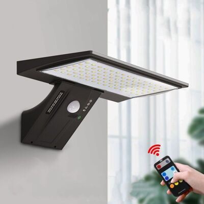 PELTOR Jeffergarden Lampe Solaire Murale 90led Détection Mouvement 4 Modes Ip65 Extérieur Jardin Terrasse - Publicité PELTOR Jeffergarden Lampe Solaire Murale 90led Détection Mouvement 4 Modes Ip65 Extérieur Jardin Terrasse - Publicité