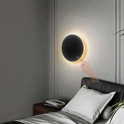 NONAME (noir Lumière Chaude,13cm)led Intérieur Applique Murale Avec Interrupteur Tactile Lampe De Murale Fer Acrylique Éclairages Murales Rond Designs Applique Murale Moderne Chambre Lampe De Chevet - Publicité NONAME (noir Lumière Chaude,13cm)led Intérieur Applique Murale Avec Interrupteur Tactile Lampe De Murale Fer Acrylique Éclairages Murales Rond Designs Applique Murale Moderne Chambre Lampe De Chevet - Publicité