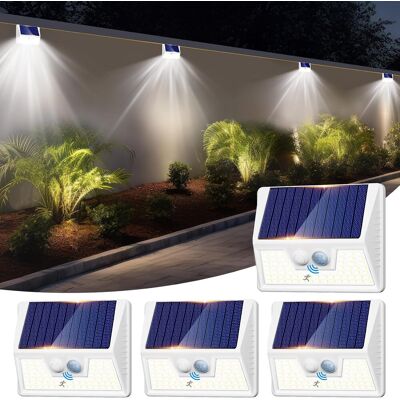 OEM Lampe Solaire Extérieur Détecteur De Mouvement, Lot De 4 Lumiere Solaire Exterieur Avec Ip65 Étanche, 3 Modos Eclairage Exterieur Solaire, Lampe Solaire Pour Jardin, Garage - Publicité OEM Lampe Solaire Extérieur Détecteur De Mouvement, Lot De 4 Lumiere Solaire Exterieur Avec Ip65 Étanche, 3 Modos Eclairage Exterieur Solaire, Lampe Solaire Pour Jardin, Garage - Publicité
