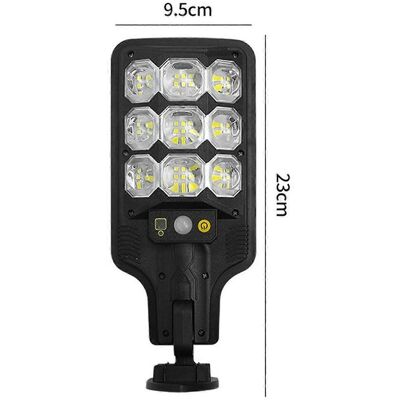 FLAMMKRAFT Lampadaire Solaire Ultra-lumineux Avec Détecteur De Mouvement Pir, Éclairage Extérieur Pour Cour, Alimentation Solaire, Sécurité - Publicité FLAMMKRAFT Lampadaire Solaire Ultra-lumineux Avec Détecteur De Mouvement Pir, Éclairage Extérieur Pour Cour, Alimentation Solaire, Sécurité - Publicité