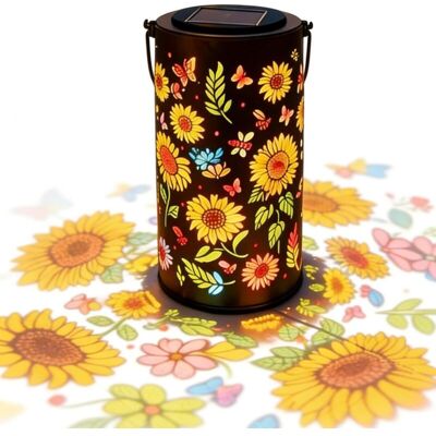 OEM Lampe Solaire Tournesol Colorée Pour Jardin, Lampes Tournesol Étanches D'Extérieur, Lanterne Solaire Suspendue Pour Terrasse, Cour Ou Allée... Publicité OEM Lampe Solaire Tournesol Colorée Pour Jardin, Lampes Tournesol Étanches D'Extérieur, Lanterne Solaire Suspendue Pour Terrasse, Cour Ou Allée... Publicité