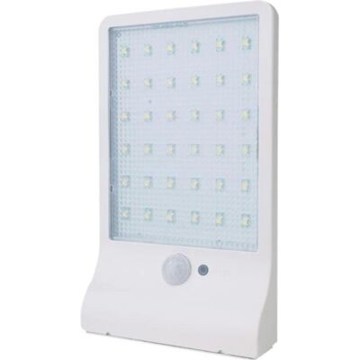 Cellfast Blanc-lampe Solaire 36 Led Sans Fil Étanche Avec Détecteur De Mouvement Et Lampe Extérieure Pour Jardin,porte,entrée - Publicité Cellfast Blanc-lampe Solaire 36 Led Sans Fil Étanche Avec Détecteur De Mouvement Et Lampe Extérieure Pour Jardin,porte,entrée - Publicité