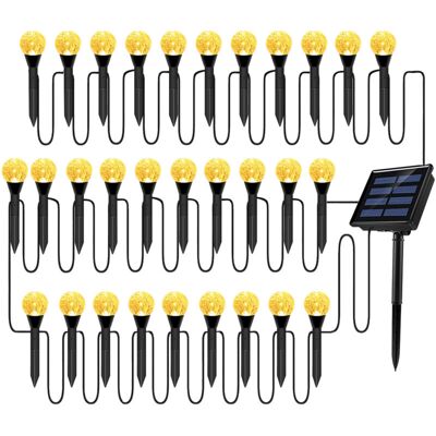 PELTOR Jeffergarden Guirlande Lumineuse Solaire À Bulles Pour Jardin, Décoration Extérieure, Étanche Ip65, Led À Piquet Alimentées À L'Énergie Solaire Pour Allée/cour/jardin - Publicité PELTOR Jeffergarden Guirlande Lumineuse Solaire À Bulles Pour Jardin, Décoration Extérieure, Étanche Ip65, Led À Piquet Alimentées À L'Énergie Solaire Pour Allée/cour/jardin - Publicité