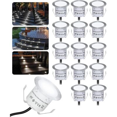 ACKERMAN Pack De 16 Projecteurs Extérieurs Encastrés Led, Éclairage D’escalier Étanche Ip67, Diamètre 32 Mm, Projecteurs Encastrés Extérieurs Pour Terrasse, Bois, Piscine, Jardin, Escaliers, Terrasse En Bois,b - Publicité ACKERMAN Pack De 16 Projecteurs Extérieurs Encastrés Led, Éclairage D’escalier Étanche Ip67, Diamètre 32 Mm, Projecteurs Encastrés Extérieurs Pour Terrasse, Bois, Piscine, Jardin, Escaliers, Terrasse En Bois,b - Publicité