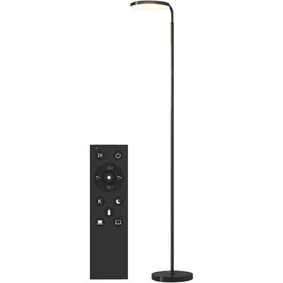 HEAT Lampadaire Led Avec Tête Pivotante À 350° Et Télécommande Magnétique, Intensité Lumineuse Réglable En Continu De 3 000 K À 6 500 K, Noir - Publicité HEAT Lampadaire Led Avec Tête Pivotante À 350° Et Télécommande Magnétique, Intensité Lumineuse Réglable En Continu De 3 000 K À 6 500 K, Noir - Publicité