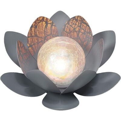 BRINSEA Solaires Décoratives En Métal Effet Verre Brisé Lampe Solaire Lotus, Lampe Solaire De Jardin Étanche Pour Décoration Extérieure, Éclairage De Jardin, Lampe Fleur Métal Lotus - Publicité BRINSEA Solaires Décoratives En Métal Effet Verre Brisé Lampe Solaire Lotus, Lampe Solaire De Jardin Étanche Pour Décoration Extérieure, Éclairage De Jardin, Lampe Fleur Métal Lotus - Publicité