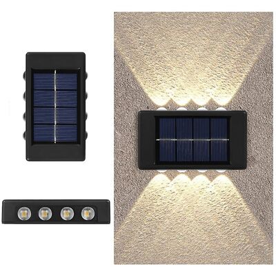 8 Lampes Solaires Led Pour Jardin Extérieur, Éclairage Vers Le Haut Et Vers Le Bas, Décoration Murale, Projecteurs Étanches Pour Balcon.-aquaforge - Publicité 8 Lampes Solaires Led Pour Jardin Extérieur, Éclairage Vers Le Haut Et Vers Le Bas, Décoration Murale, Projecteurs Étanches Pour Balcon.-aquaforge - Publicité