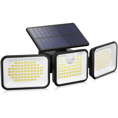 Generic Lampe Solaire Exterieur, 180 Led Lumiere Solaire Exterieur Détecteur De Mouvement, 3 Modes Projecteur Led Angle D'Éclairage 270 ° Ip65 Étanche - Publicité Generic Lampe Solaire Exterieur, 180 Led Lumiere Solaire Exterieur Détecteur De Mouvement, 3 Modes Projecteur Led Angle D'Éclairage 270 ° Ip65 Étanche - Publicité