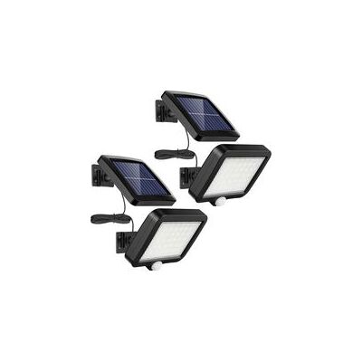OEM Lot De 2 Lampes Solaires D'Extérieur 56 Led Avec Détecteur De Mouvement, Étanchéité Ip65, Angle D'Éclairage 120°, Applique Murale Solaire Pour Jardin Avec Câble De 5 M - Publicité OEM Lot De 2 Lampes Solaires D'Extérieur 56 Led Avec Détecteur De Mouvement, Étanchéité Ip65, Angle D'Éclairage 120°, Applique Murale Solaire Pour Jardin Avec Câble De 5 M - Publicité
