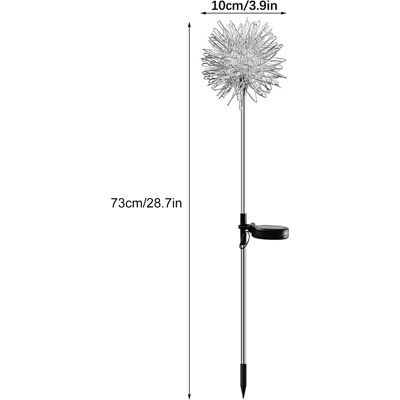 HEAT Lampes Solaires De Jardin Pour Pissenlits, Décoration De Balcon Et D'Extérieur, Éclairage De Pelouse Intégré - Publicité HEAT Lampes Solaires De Jardin Pour Pissenlits, Décoration De Balcon Et D'Extérieur, Éclairage De Pelouse Intégré - Publicité