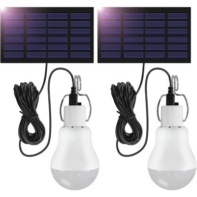 NONAME 2 Ensembles Lampe Led Extérieure À Suspendre 3w Avec Câble 3,45m, Lanterne Portable Avec Panneau Solaire, Ampoule Led Recahrgeable Pour Pêche, Camping, Urgences, Jardin - Publicité NONAME 2 Ensembles Lampe Led Extérieure À Suspendre 3w Avec Câble 3,45m, Lanterne Portable Avec Panneau Solaire, Ampoule Led Recahrgeable Pour Pêche, Camping, Urgences, Jardin - Publicité