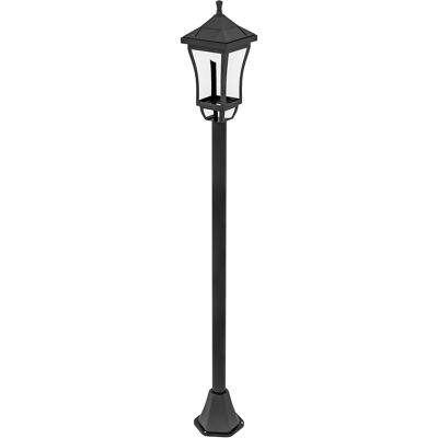 OEM Lampadaire Solaire Extérieur Led Classique 30 Lm 15x15x127 Cm Noir – Lanterne Sur Pied - Publicité OEM Lampadaire Solaire Extérieur Led Classique 30 Lm 15x15x127 Cm Noir – Lanterne Sur Pied - Publicité