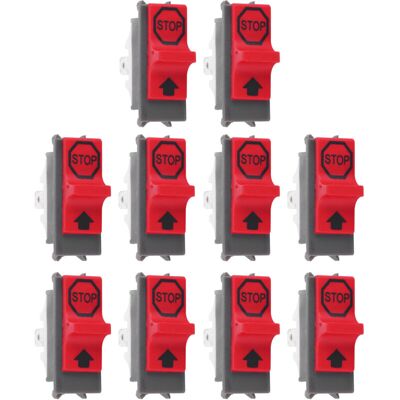 PELTOR Jeffergarden Lot De 10 Interrupteurs Marche/arrêt Pour Husqvarna 137 142 36 41 42 136 50 51 55 61 141 266 268 272 281 288 - Publicité PELTOR Jeffergarden Lot De 10 Interrupteurs Marche/arrêt Pour Husqvarna 137 142 36 41 42 136 50 51 55 61 141 266 268 272 281 288 - Publicité