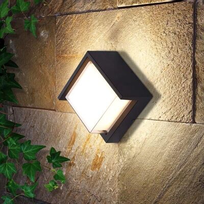 Melissa Applique Murale Extérieur Moderne Led 5w Ip65 Étanche - Aluminium Anthracite - Jardin, Terrasse, Mur, Villa (blanc Chaud) - Publicité Melissa Applique Murale Extérieur Moderne Led 5w Ip65 Étanche - Aluminium Anthracite - Jardin, Terrasse, Mur, Villa (blanc Chaud) - Publicité