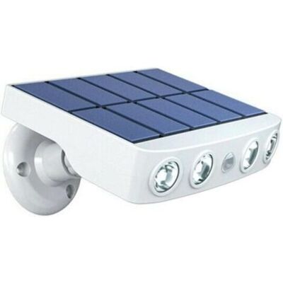 ABYSSE Projecteur Solaire Extérieur Étanche Orientable – Détecteur De Mouvement – Lumière Blanche 500 Lumens – Panneau Solaire 5v 300ma – Ip65 - Publicité ABYSSE Projecteur Solaire Extérieur Étanche Orientable – Détecteur De Mouvement – Lumière Blanche 500 Lumens – Panneau Solaire 5v 300ma – Ip65 - Publicité
