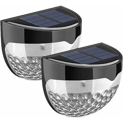 BRINSEA Lot De 2 Lampes Solaires Sans Fil Pour Clôture, Murs De Clôture, Lampes D'Extérieur Étanches À Énergie Solaire, Lumières Led Décoratives Pour Jardin, Clôture, Patio, Cour, Garage, Escalier, Portail - Publicité BRINSEA Lot De 2 Lampes Solaires Sans Fil Pour Clôture, Murs De Clôture, Lampes D'Extérieur Étanches À Énergie Solaire, Lumières Led Décoratives Pour Jardin, Clôture, Patio, Cour, Garage, Escalier, Portail - Publicité