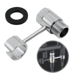 SHINING HOUSE 360° Support De Douche Sans Perçage - Pommeau Douchette Réglable, Raccordement 20mm Écrou Porte Universel Attache Pomme De Douche, Chromé Pour Salle De Bain, Installation Facile - Publicité SHINING HOUSE 360° Support De Douche Sans Perçage - Pommeau Douchette Réglable, Raccordement 20mm Écrou Porte Universel Attache Pomme De Douche, Chromé Pour Salle De Bain, Installation Facile - Publicité