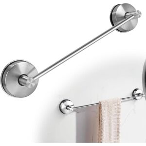 Largeight - 43cm Porte-serviettes À Ventouse 304 Acier Inox Crochets À Ventouse Sans Percer, Barre Porte-serviettes De Salle De Bain Étanche À Vide Capacité De Charge 5kg/pc Argent Pour Paroi De Douche - Publicité Largeight - 43cm Porte-serviettes À Ventouse 304 Acier Inox Crochets À Ventouse Sans Percer, Barre Porte-serviettes De Salle De Bain Étanche À Vide Capacité De Charge 5kg/pc Argent Pour Paroi De Douche - Publicité