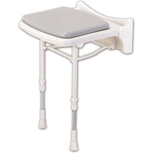 Siège de douche compact 2000 rembourré gris - AKW - 02000P - Publicité Siège de douche compact 2000 rembourré gris - AKW - 02000P - Publicité