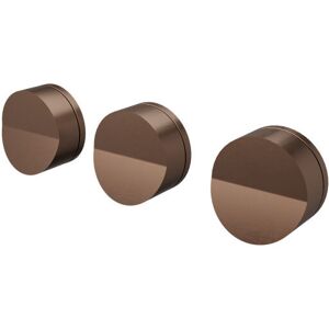 Cristina Ondyna - Bain Douche Mural 2 Sorties Or Rose Brosse Pa16234i - Publicité Cristina Ondyna - Bain Douche Mural 2 Sorties Or Rose Brosse Pa16234i - Publicité