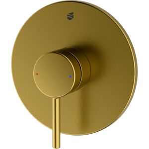 Bernstein - Robinet Mitigeur De Douche Rond Mural Encastré Laiton Or Brossé, Mitigeur Céramique Ø14,3cm - Vireo Or Brossé - Publicité Bernstein - Robinet Mitigeur De Douche Rond Mural Encastré Laiton Or Brossé, Mitigeur Céramique Ø14,3cm - Vireo Or Brossé - Publicité