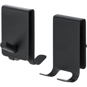 LAOPIPFU Crochet De Douche Pour Serviette Sans Perçage Crochets Porte De Bains En Acier Inox Adapter 4-10mm D'Épaisseur Verre 2 Pièces Noir - Publicité LAOPIPFU Crochet De Douche Pour Serviette Sans Perçage Crochets Porte De Bains En Acier Inox Adapter 4-10mm D'Épaisseur Verre 2 Pièces Noir - Publicité