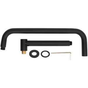 Rallonge De Pommeau De Douche Avec Bride, Bras En Forme De S, Montage Mural, Tube Rotatif En Acier Inoxydable Pour Salle De Bain, Noir - Decdeal - Publicité Rallonge De Pommeau De Douche Avec Bride, Bras En Forme De S, Montage Mural, Tube Rotatif En Acier Inoxydable Pour Salle De Bain, Noir - Decdeal - Publicité