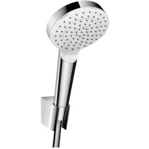 Hansgrohe - Hg set crometta 1jet/porter blanc/chromé avec flexible 1600mm - Publicité