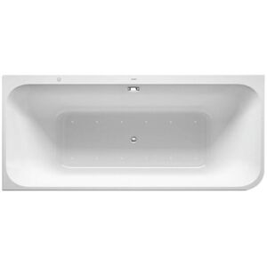 Duravit - Happy D.2 Baignoire Balnéo, Coin À Gauche, Double Dos - Publicité Duravit - Happy D.2 Baignoire Balnéo, Coin À Gauche, Double Dos - Publicité