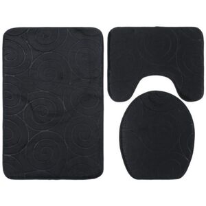 OEM Ensemble De 3 Tapis De Salle De Bain En Pierre Gaufrée, Couverture D'Abattant De Toilette, Tapis De Sol Absorbant Côté Baignoire, Noir (sku Produit : 92379778 Sku Offre : Ym3112220071712) - Publicité OEM Ensemble De 3 Tapis De Salle De Bain En Pierre Gaufrée, Couverture D'Abattant De Toilette, Tapis De Sol Absorbant Côté Baignoire, Noir (sku Produit : 92379778 Sku Offre : Ym3112220071712) - Publicité