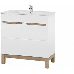 AC-DECO Ensemble sous-vasque + vasque - Blanc - 80 cm - Cintra White - Livraison gratuite - Publicité AC-DECO Ensemble sous-vasque + vasque - Blanc - 80 cm - Cintra White - Livraison gratuite - Publicité