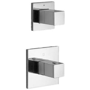 Cristina Ondyna - Facade Thermostaique Quadri Plaque Laiton 2 Sorties Xq77551 - Publicité Cristina Ondyna - Facade Thermostaique Quadri Plaque Laiton 2 Sorties Xq77551 - Publicité