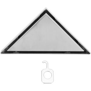 Gistuch - Ensemble De Drains De Sol En Acier Inoxydable 304, Drain D'Angle Triangulaire Pour Salle De Douche Et Salle De Bain - Publicité Gistuch - Ensemble De Drains De Sol En Acier Inoxydable 304, Drain D'Angle Triangulaire Pour Salle De Douche Et Salle De Bain - Publicité