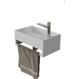 Bernstein PB2077 Lavabo mural - Blanc mat - Rectangulaire - 50x30x20cm - Publicité Bernstein PB2077 Lavabo mural - Blanc mat - Rectangulaire - 50x30x20cm - Publicité