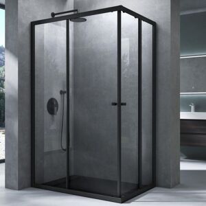 MAI & MAI Mai&mai - Cabine De Douche Noir 70x100cm Paroi De Douche Deux Portes Coulissantes Verre Trempé Transparent Avec Revêtement Nano Easy Clean Rav16k-plus - Publicité MAI & MAI Mai&mai - Cabine De Douche Noir 70x100cm Paroi De Douche Deux Portes Coulissantes Verre Trempé Transparent Avec Revêtement Nano Easy Clean Rav16k-plus - Publicité