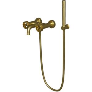 Cristina Ondyna - Melangeur Bain Douche Rota Or Brosse Rt18096p - Publicité Cristina Ondyna - Melangeur Bain Douche Rota Or Brosse Rt18096p - Publicité