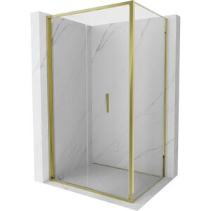Mexen Exo Cabine De Douche Pliante 85 X 80 Cm, Transparent, Or - 816-085-080-50-00 - Publicité Mexen Exo Cabine De Douche Pliante 85 X 80 Cm, Transparent, Or - 816-085-080-50-00 - Publicité